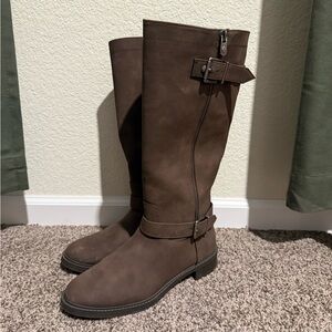Brown Knee-High Women's Boots
